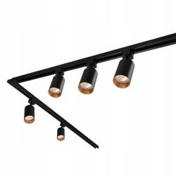 COMPREHENSIVE RAIL SYSTEM WITH REFLECTORS BLACK (1.90 + 0.90m rail + 5pcs reflectors) RAIL SYSTEM