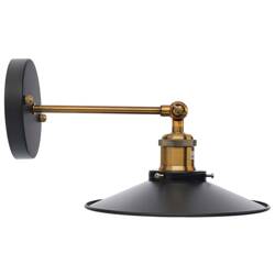 LOFT SATYA E27 black brass wall lamp EDO777186 Edo Solutions