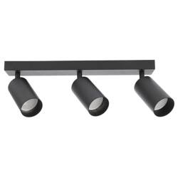 MALGA 3 Black spot surface-mounted strip luminaire 3xGU10 black EDO777349 Edo Solutions