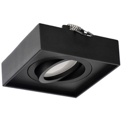 PALLAD 1 MINI Black IP20 square recessed ceiling spot luminaire black EDO777125 Edo Solutions