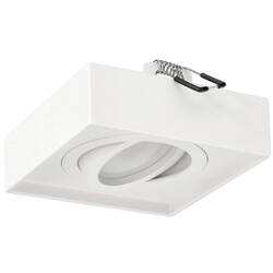 PALLAD 1 MINI White IP20 square recessed ceiling spot luminaire white EDO777124 Edo Solutions