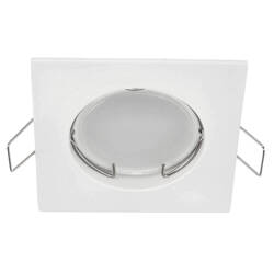 RAMI White GU10 IP20 square recessed ceiling luminaire white EDO777316 EDO Solutions