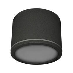 UMA bathroom luminaire, GX53, IP54, surface-mounted, round, anthracite, EDO777543 EDO Solutions