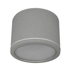 UMA bathroom luminaire, GX53, IP54, surface-mounted, round, gray EDO777541 EDO Solutions