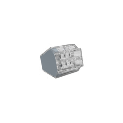 Installation connector for solid wires, 8× 0.5–2.5 mm², grey – EDO208 EDO Technic