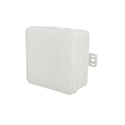 Puszka hermetyczna elastyczna natynkowa 85x85x41mm IP54 12 wlotów klik z osłabieniami biała V6 EDO777913 EDO Technic