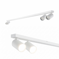 Poczwórna punktowa oprawa sufitowa typu spot MALGA 4 LINE WHITE listwa IP20 4xGU10 220-240V biała EDO777875 EDO Solutions