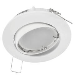 ZIVA KER White IP20 round white recessed ceiling spot luminaire EDO777312 Edo Solutions