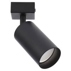 MALGA 1 Black ceiling spotlight, 1 spot ceiling lamp, surface mounted, GU10, black, EDO777347 EDO Solutions