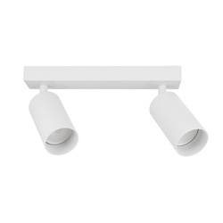 Oprawa punktowa natynkowa listwa MALGA 2 White spot 2xGU10 biały EDO777400 EDO Solutions