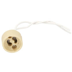 Ceramic socket, GU10 holder, 250V AC, 2A, EDO777315 EDO Solutions