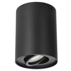 SKAND 1 Black GU10 IP20 round black EDO777100 Edo Solutions surface mounted spot ceiling luminaire