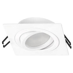 CERI 1 SQ White IP20 square recessed recessed ceiling luminaire square white EDO777139 Edo Solutions