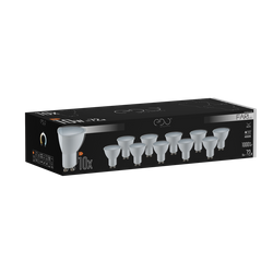 Zestaw 10x żarówka FARI LED GU10 10W 4000K neutralna NW 1000lm 120st EDO777497 EDO Solutions