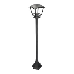 IMMA BLACK L/T E27 black IP44 garden lantern post EDO777384 EDO Solutions