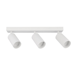 Oprawa punktowa natynkowa listwa MALGA 3 White spot 3xGU10 biały EDO777401 EDO Solutions