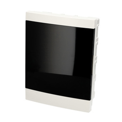 Recessed distribution board 16 modules (2x8) white tinted doors EDO777845 EDO Technic