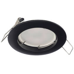 Punktowa oprawa sufitowa wpuszczana ZIVA Black IP20 okrągła czarna EDO777308 EDO Solutions