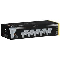Set of 10x FARI LED GU10 7.5W 3000K warm WW bulb 700lm 120st Edo Solutions
