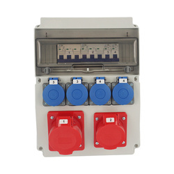 Fully Wired Power Distributor EDO ASTAT LC 696 IP65 16A/5P 32A/5P 4x230V SCHUKO LC Modules
