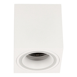 HALIS SQ White, GU10, square, white, white ring ceiling spot luminaire, EDO777332 EDO Solutions