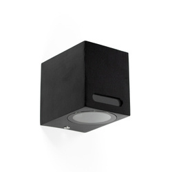 Garden Line FESTRA 1 Black GU10 IP54 black EDO777357 Edo Solutions Garden Line façade wall lamp fixture