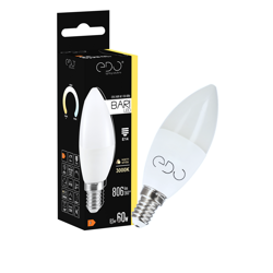 Żarówka BARI LED 8,5W WW świeczka, E14, 3000K, 806lm, 220-240V EDO777665 EDO Solutions