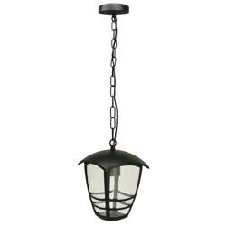 Garden pendant lamp IMMA Black C E27 black chain 1,1m IP44 EDO777383 EDO Solutions