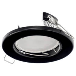 MURID Black IP20 round black recessed ceiling spot luminaire EDO777292 Edo Solutions