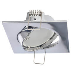 PARIL Chrome IP20 square square recessed ceiling spot luminaire EDO777321 Edo Solutions