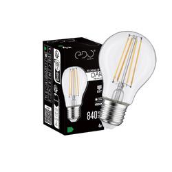 DARI LED Filament Decorative Bulb 4W, E27, 4000K, 840lm, 230V, CLEAR A60, EDO777710 EDO Solutions