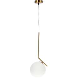 Lampa wisząca PELOTA E27 złoty biały EDO777202 EDO Solutions