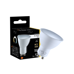 Żarówka FARI LED, GU10, 7,5W, 3000K, ciepła WW, 700lm, 120st, EDO777434 EDO Solutions